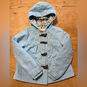 Old Navy Light Blue Kids Coat with Toggle Closures